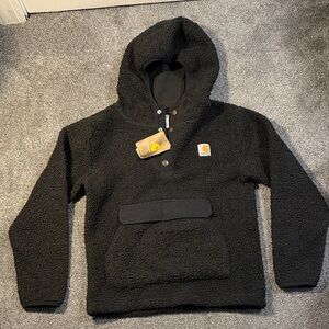Carhartt Sherpa Half Button Pullover With Hood